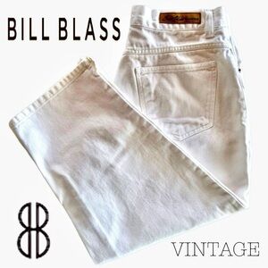 BILL BLASS Vintage High-Rise Easy Fit Denim Cropped Jeans (~28W)